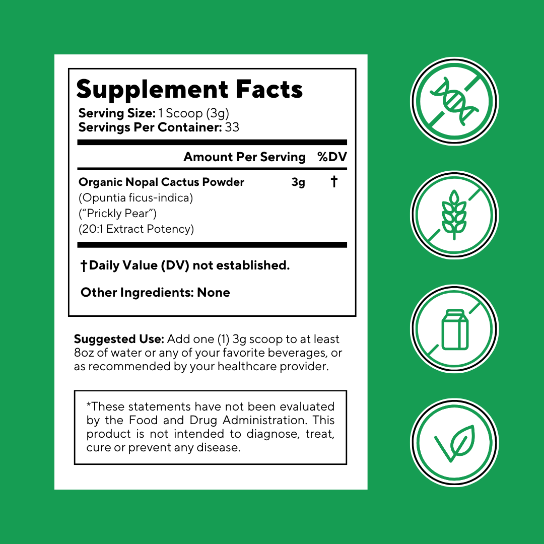 Nopal Cactus Powder