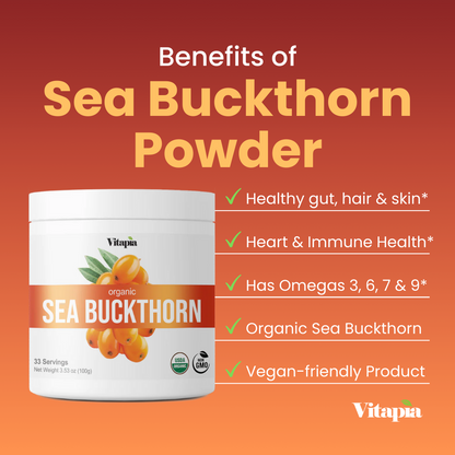 Organic Sea Buckthorn Powder